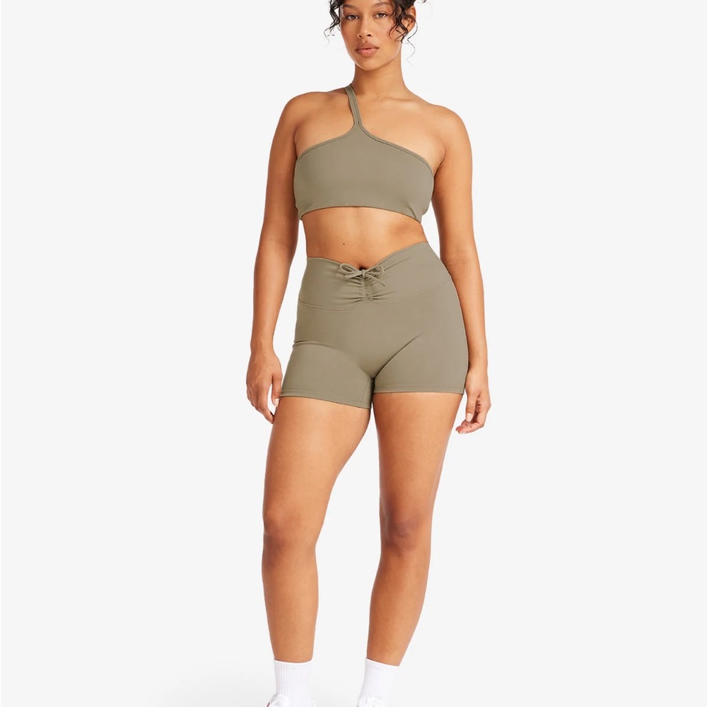 Crop Shop Boutique Olive Athletic Shorts
